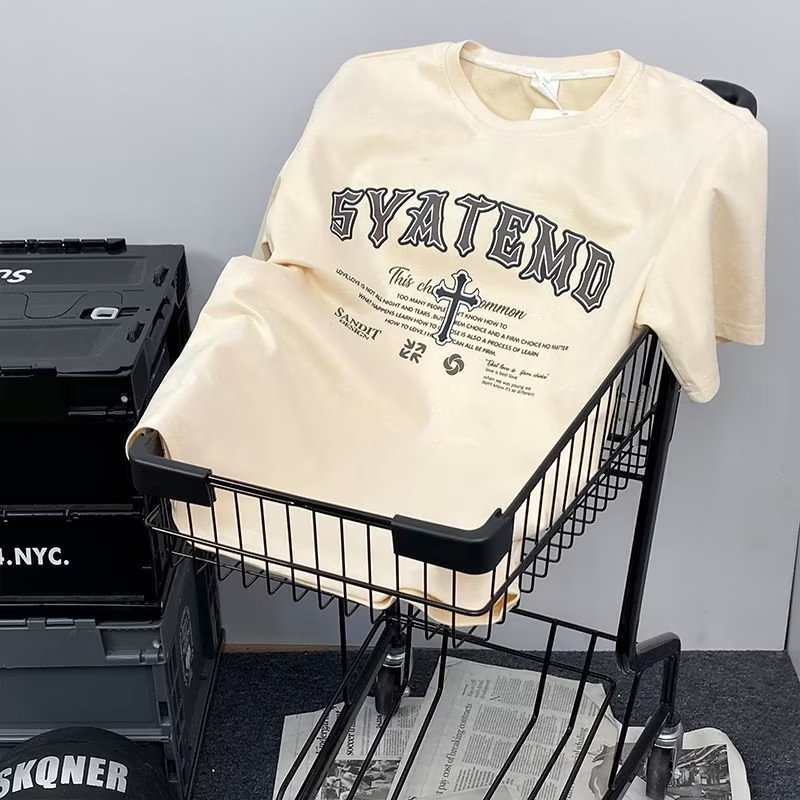 Áo Thun Tay Ngắn Phong Cách Retro Thời Trang Cho Nam