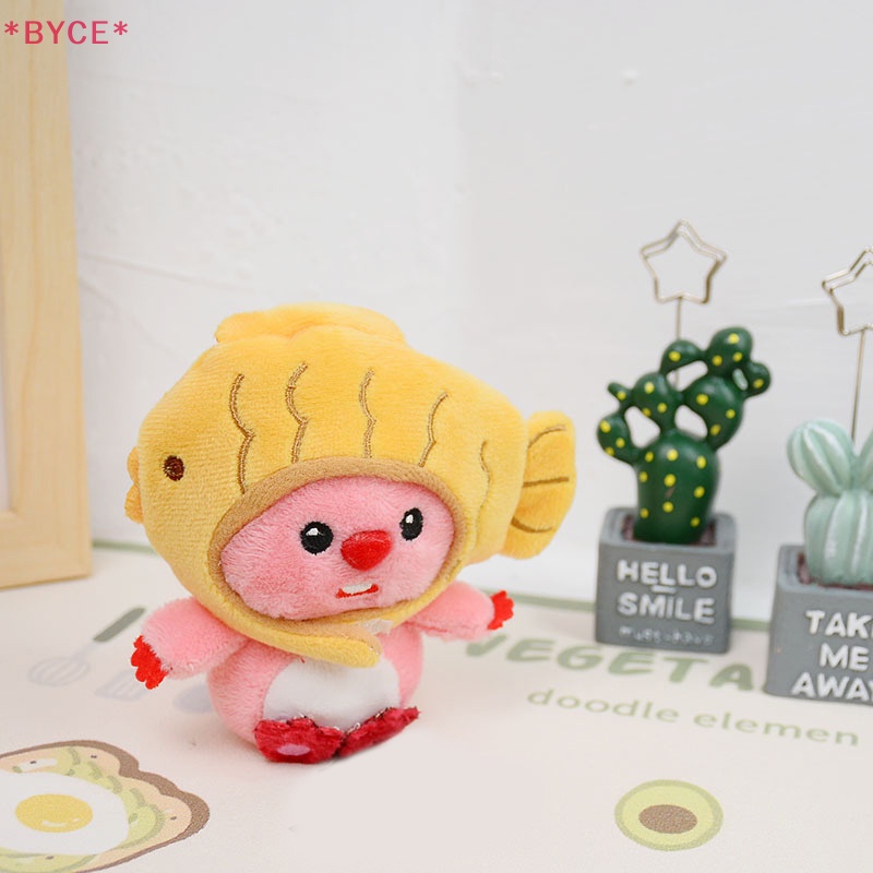 Móc Khóa Hình Thú Nhồi Bông Đội Nón Tháo Rời Được Dễ Thương Mới