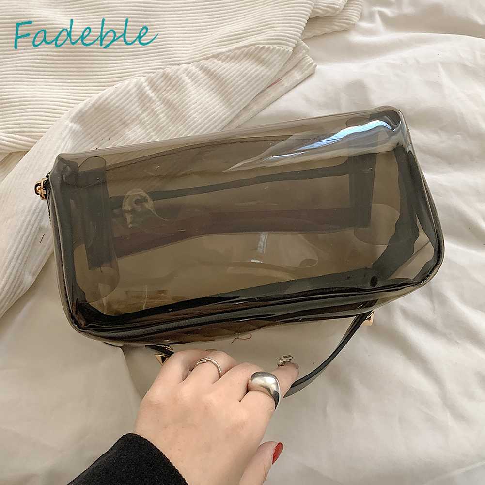 Túi Đựng Đồ Dùng Nhà Tắm Cỡ Lớn Thiết Kế Nhìn Xuyên Thấu Thời Trang Cho Nữ