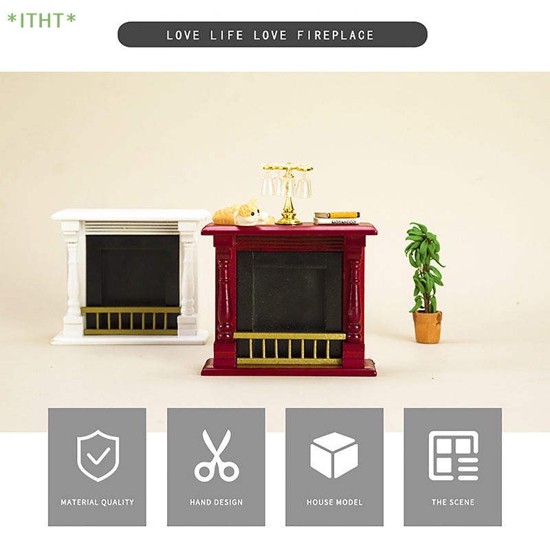 Mô Hình Lò Sưởi Mini Trang Trí Nhà Búp Bê Mới