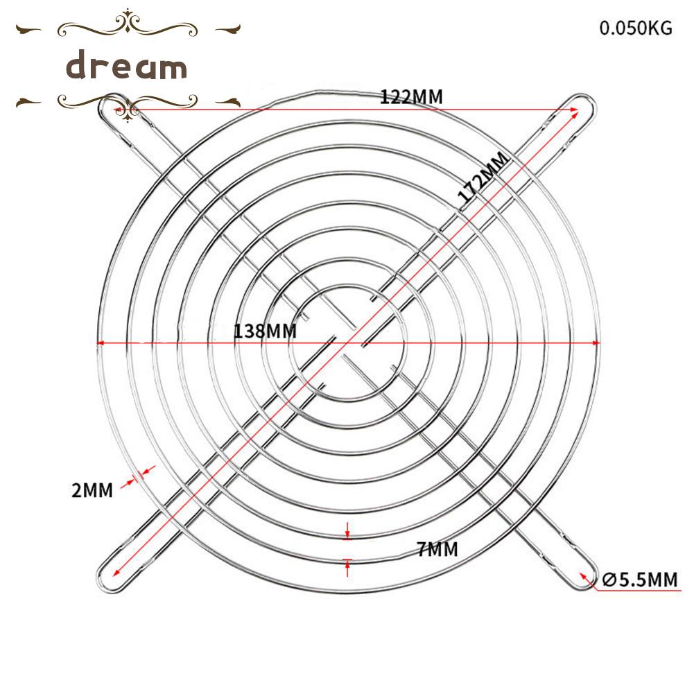 【DREAMLIFE】Fan Guard Metal Multiple Sizes Protective 8010 8015 8020 8025 9025 9225