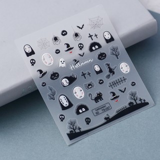 Sticker Nổi Lụa  5D | Vô Diện Đáng Yêu | Hình Dán Móng Tay