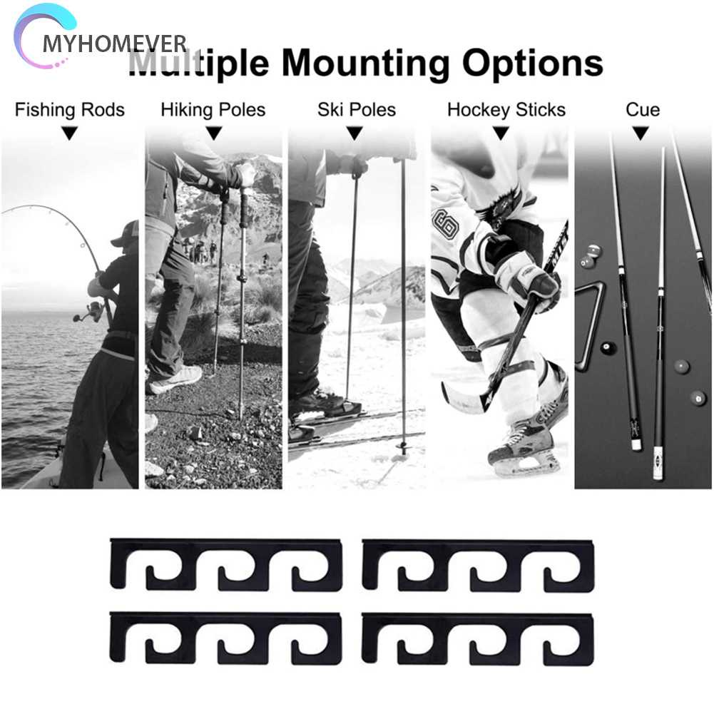 Set 2 Cặp Giá Đỡ Cần Câu Cá Bằng Nhựa Acrylic Chất Lượng Cao