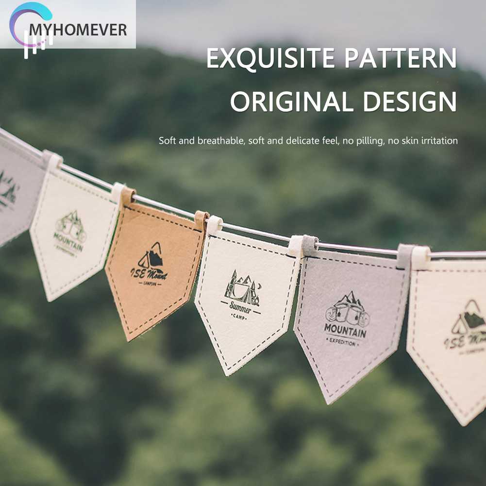 Cờ Bằng Vải Nỉ Gọn Nhẹ Kèm Dây Có Thể Điều Chỉnh Dùng Khi Đi Cắm Trại