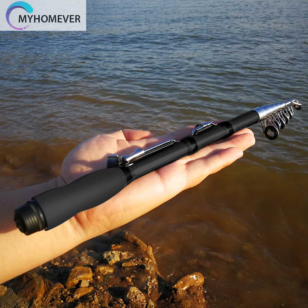 Cần Câu Cá Siêu Ngắn Bằng Carbon Chất Lượng Cao