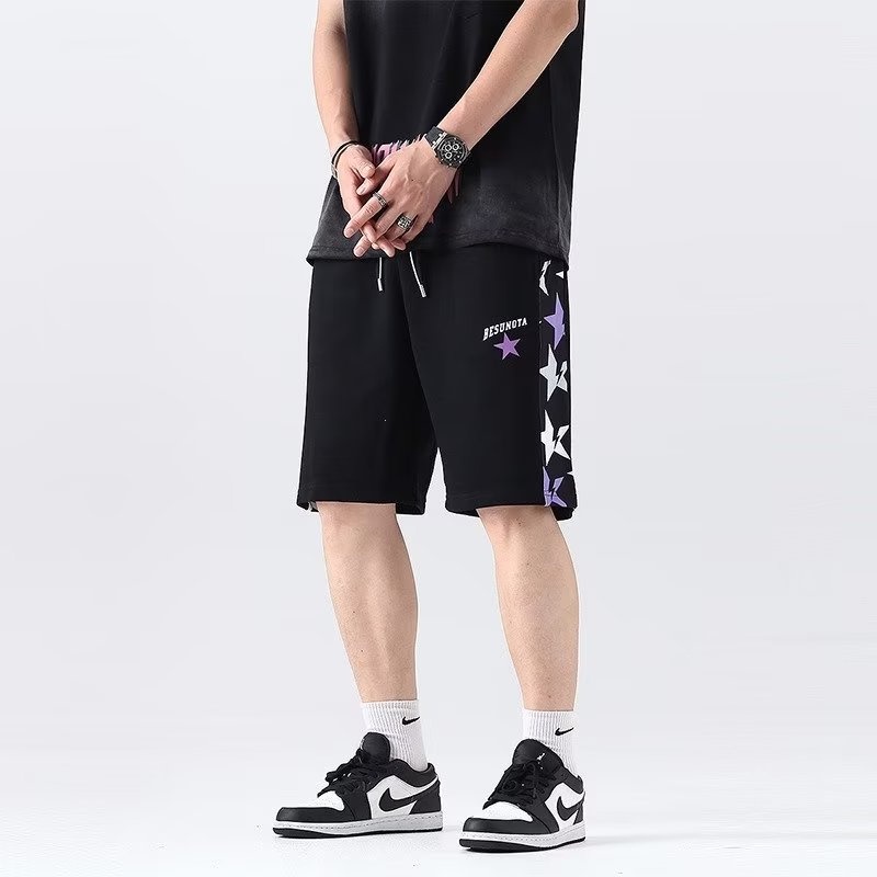 Quần Short Thể Thao Dáng Rộng Phong Cách Hip Hop Đường Phố Mỹ Cho Nam Nữ