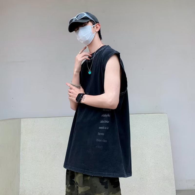 Áo Sát Nách Cổ Tròn Thời Trang Mùa Hè Cho Nam