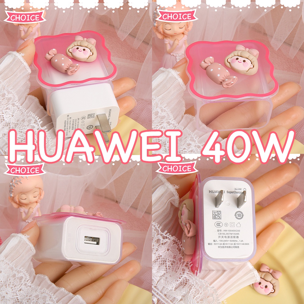 Ốp Điện Thoại TPU Họa Tiết Hoạt Hình Cô Gái Dễ Thương Cho Huawei P40 pro / P30 pro / Nova 9 / 9pro / Mate 30 / 40 / 50 pro 40W