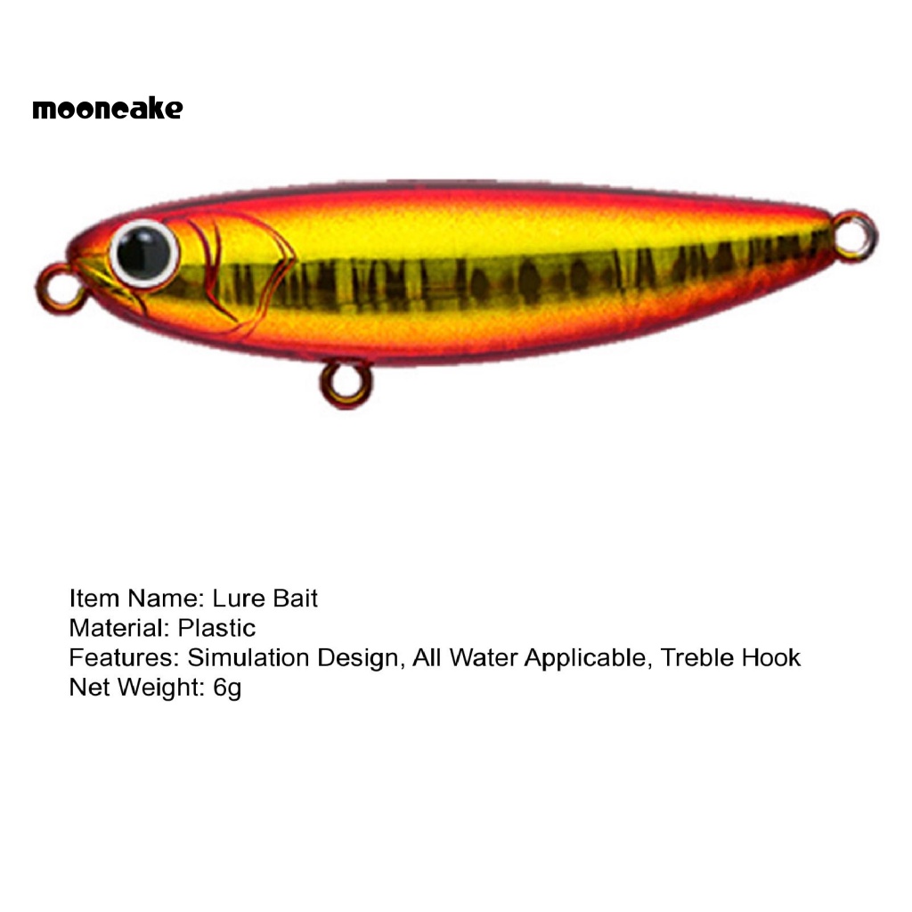 < Mooncake > Mồi Câu Cá Giả Nhiều Màu Sắc Tươi Sáng Có Độ Chính Xác Cao