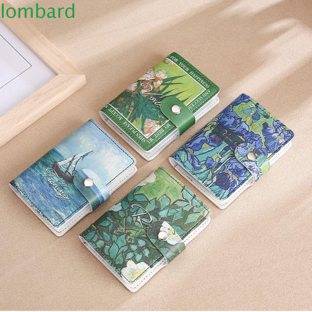 Ví Đựng Thẻ Nhiều Ngăn Đa Năng Họa Tiết Hoa Xinh Xắn Cho Nữ