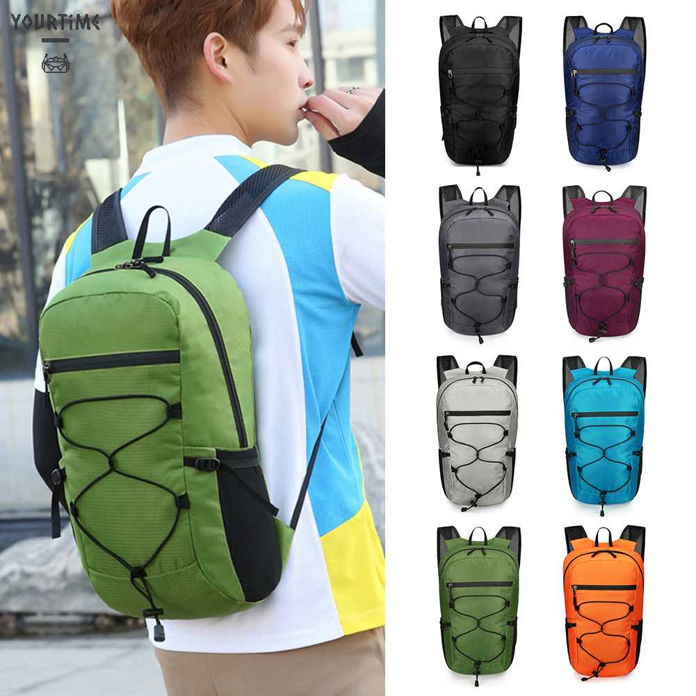 Ba Lô Nylon Gọn Nhẹ Có Thể Gấp Gọn Dùng Cho Leo Núi / Cắm Trại /