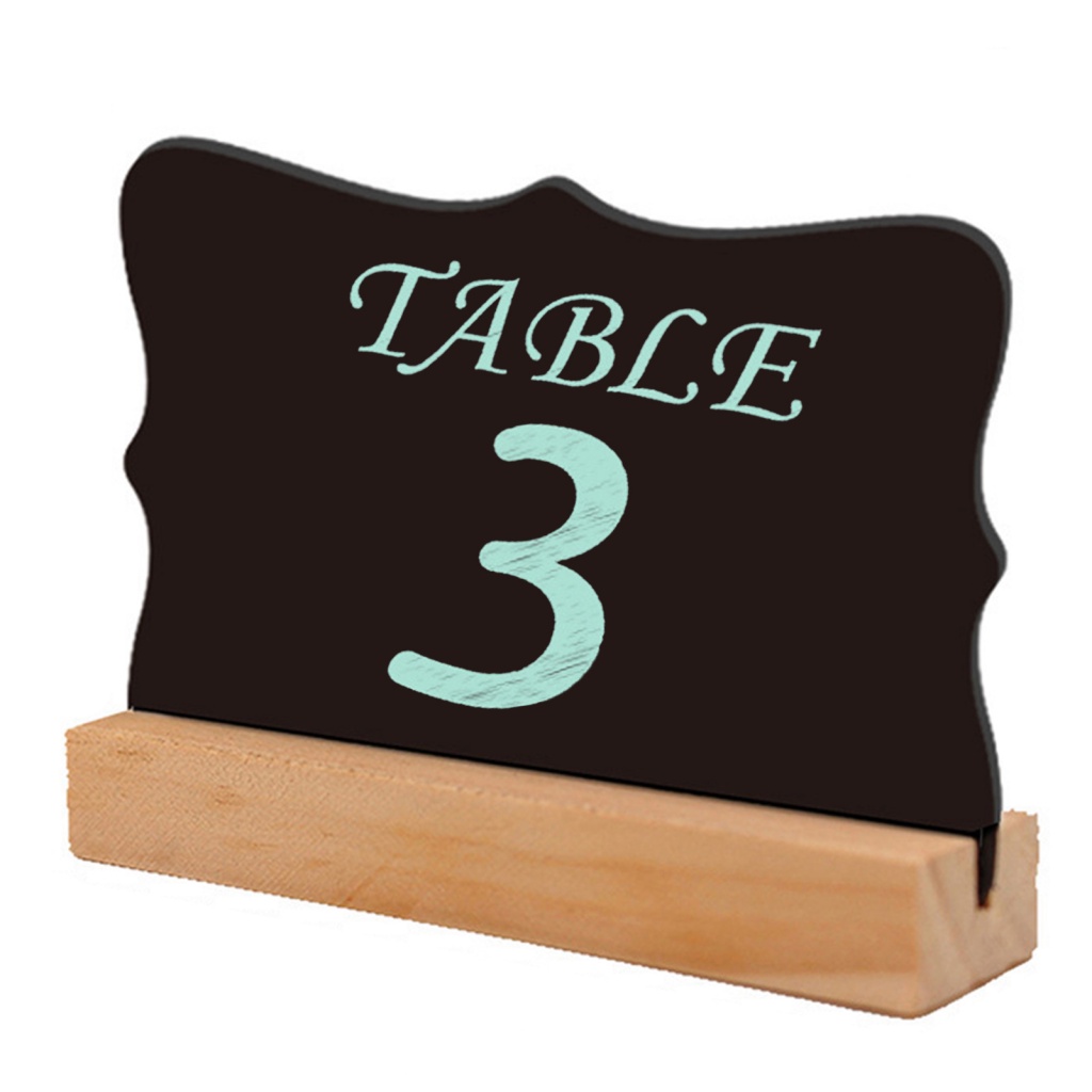 Set 6 Bảng Gỗ Ghi Chú / Đồ Uống Đa Năng Tiện Dụng