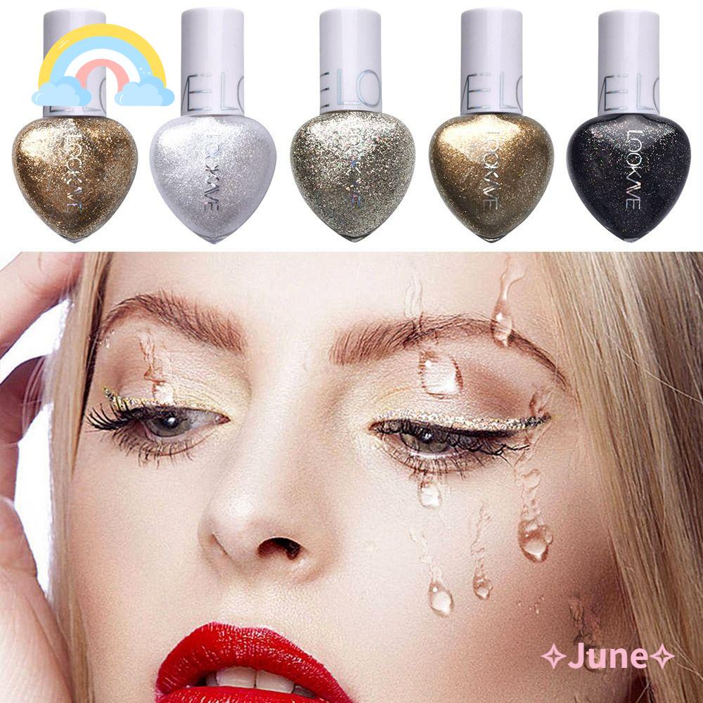 Set 2 Bút Kẻ Mắt Dạng Lỏng Chống Nước Không Nở Thiết Kế Trái Tim