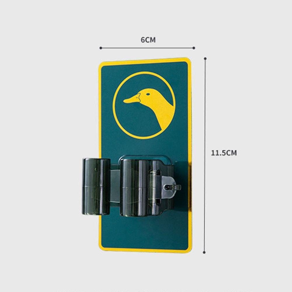 Set 2 Móc Treo Cây Lau Nhà Gắn Tường Không Cần Đục Lỗ Đa Năng Cho Nhà Bếp / Nhà