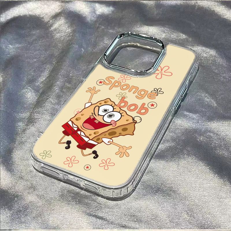 ✅Ốp Điện Thoại Dẻo Họa Tiết Hoạt Hình SpongeBob Chống Sốc Cho iPhone12 11ins Style 8 7HCB 13 14pro7 plus