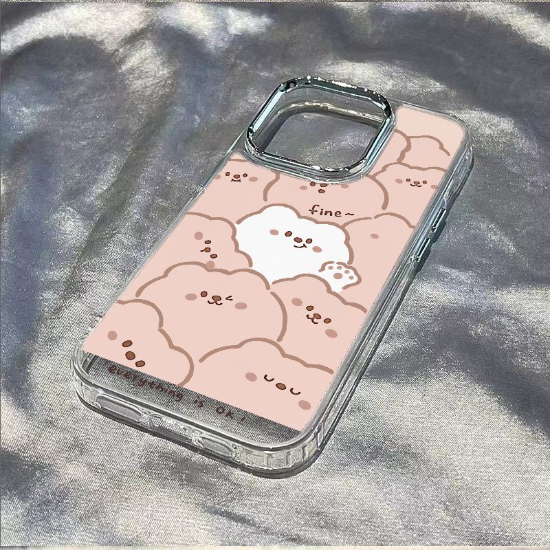 ✅Ốp Điện Thoại Mềm Hình Gấu Dễ Thương Chống Sốc Cho Iphone 14pro / 7 max13 plus11 8 12
