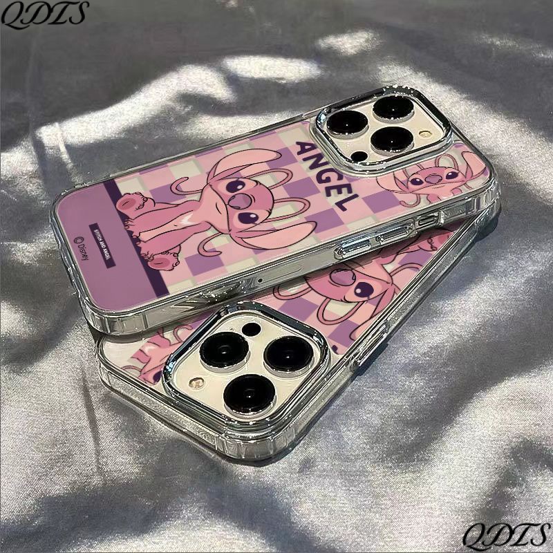 ✅Ốp Điện Thoại Dẻo Họa Tiết Kẻ Sọc Màu Tím Đơn Giản Chống Sốc Cho Iphone 7 13 14pro plus11maxiPhone12 8 1AE5