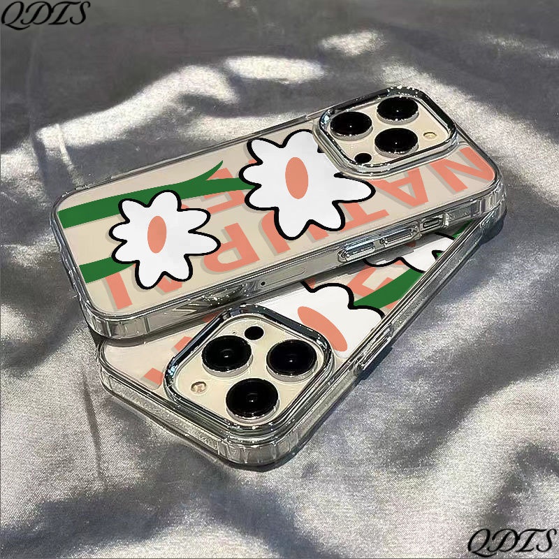 ✅Ốp Điện Thoại Mềm Chống Sốc Họa Tiết Hoa 4DYW Cho iPhone 7 xs 12Max 11plus 8 14pro 13