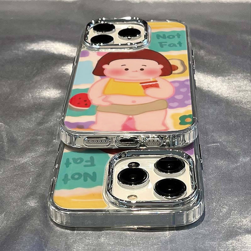 ✅Ốp Điện Thoại Mềm Chống Sốc Hình Cô Gái 8In Style 7 Fat Cho Iphone 11max 14Promax 12 / 13xs B6NF