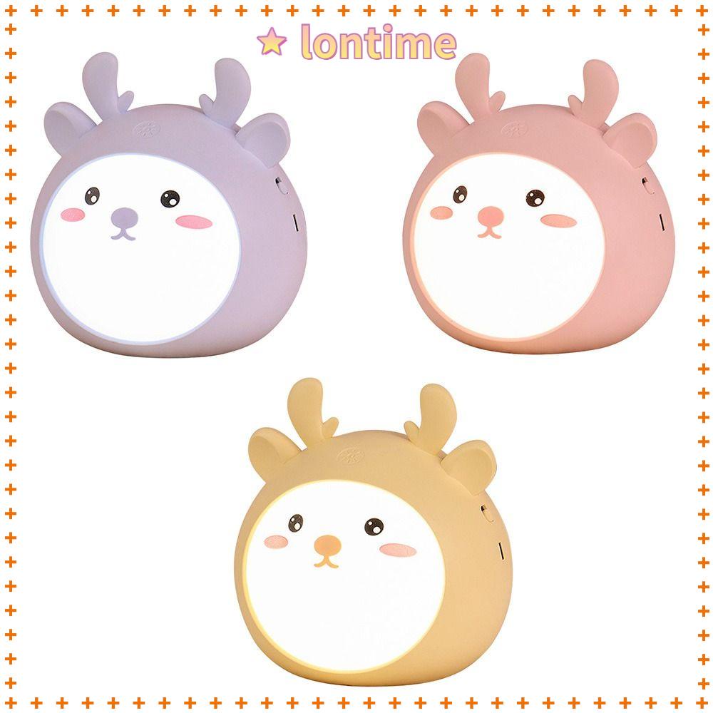 Đèn Ngủ LED Mini Hình Nai Hoạt Hình Dễ Thương