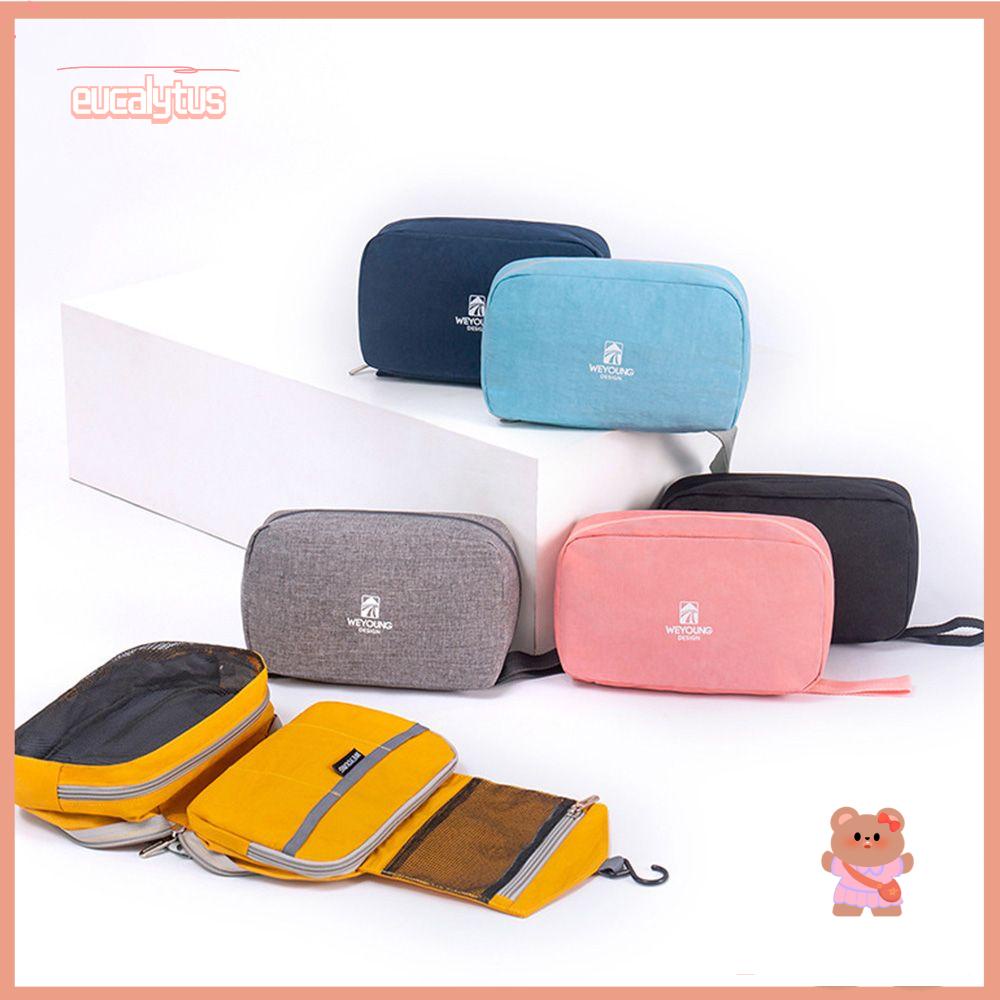 Túi Đựng Mỹ Phẩm / Đồ Vệ Sinh Cá Nhân Sức Chứa Lớn Có Thể Gấp Gọn Tiện Lợi Khi Đi Bơ