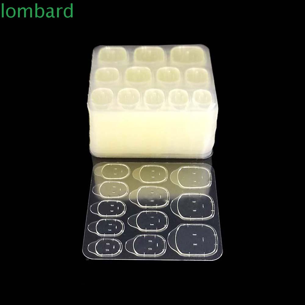 Bộ Miếng Dán Móng Tay Bằng Cotton Trong Suốt Hai Mặt Tiện Dụng Cho Nữ