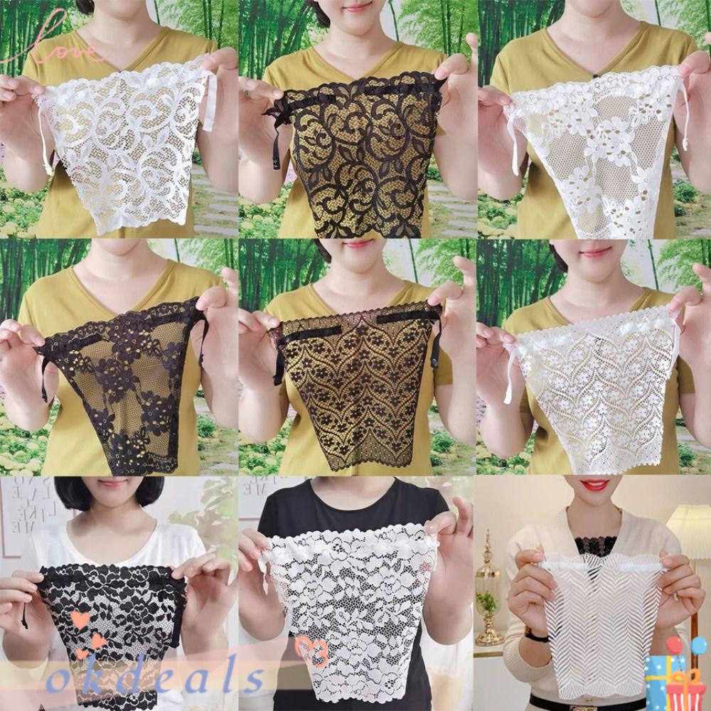 Bộ 2 Áo Lót Ren Dạng Ống Co Giãn Chống Chói Cho Nữ