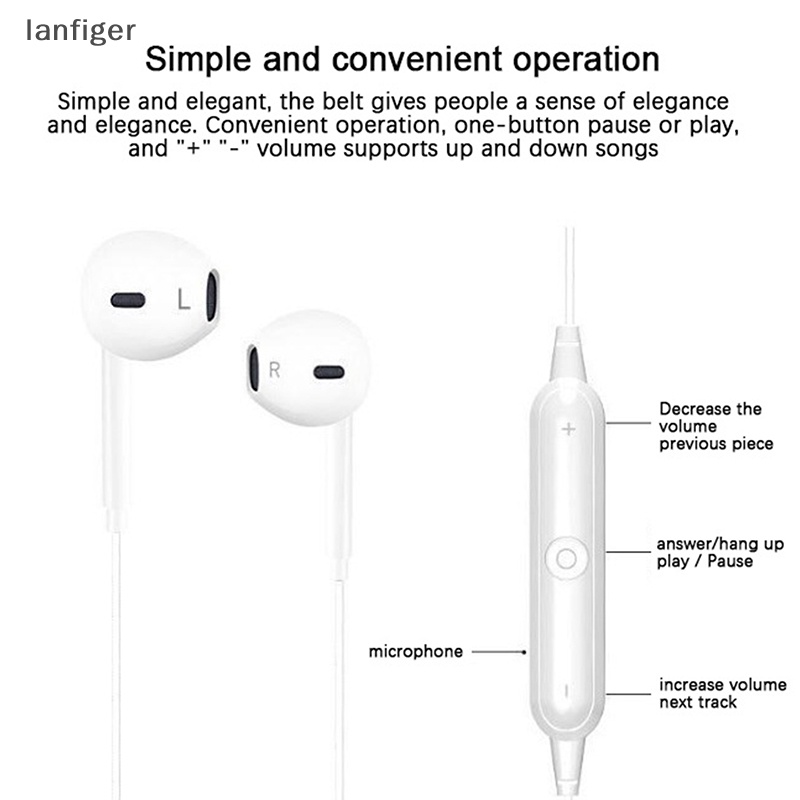 Set Tai Nghe Bluetooth Không Dây Lanf Dùng Khi Chơi Thể Thao