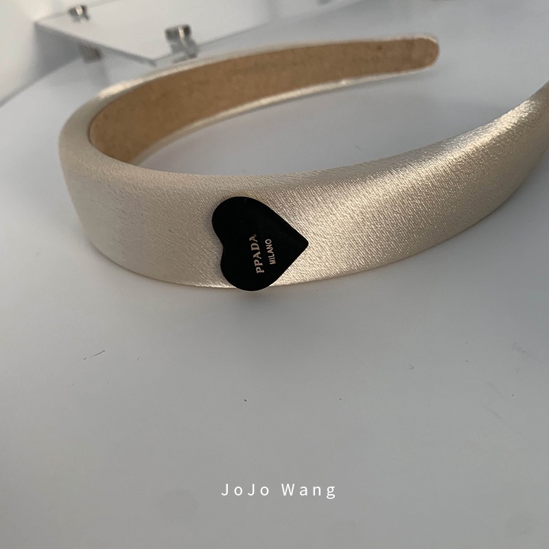 Băng Đô Cài Tóc Bằng Vải Satin Bóng Thời Trang Hàn Quốc Đơn Giản Rửa Mặt Cho Nữ