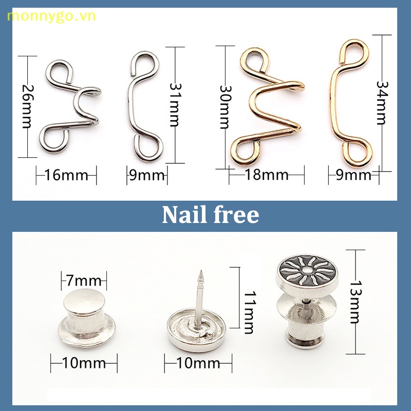 Ghim Cài Quần Jean / Váy Jean Bằng Kim Loại Tùy Chỉnh Thời Trang Cho Nữ