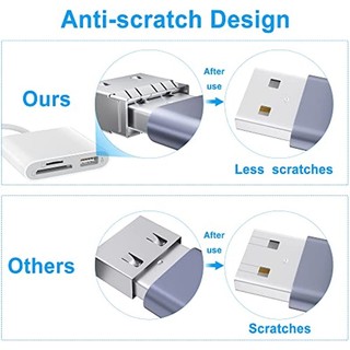 Đầu Đọc Thẻ Nhớ OTG USB 3.0 3 Trong 1 Cho iPhone / Android / Type C