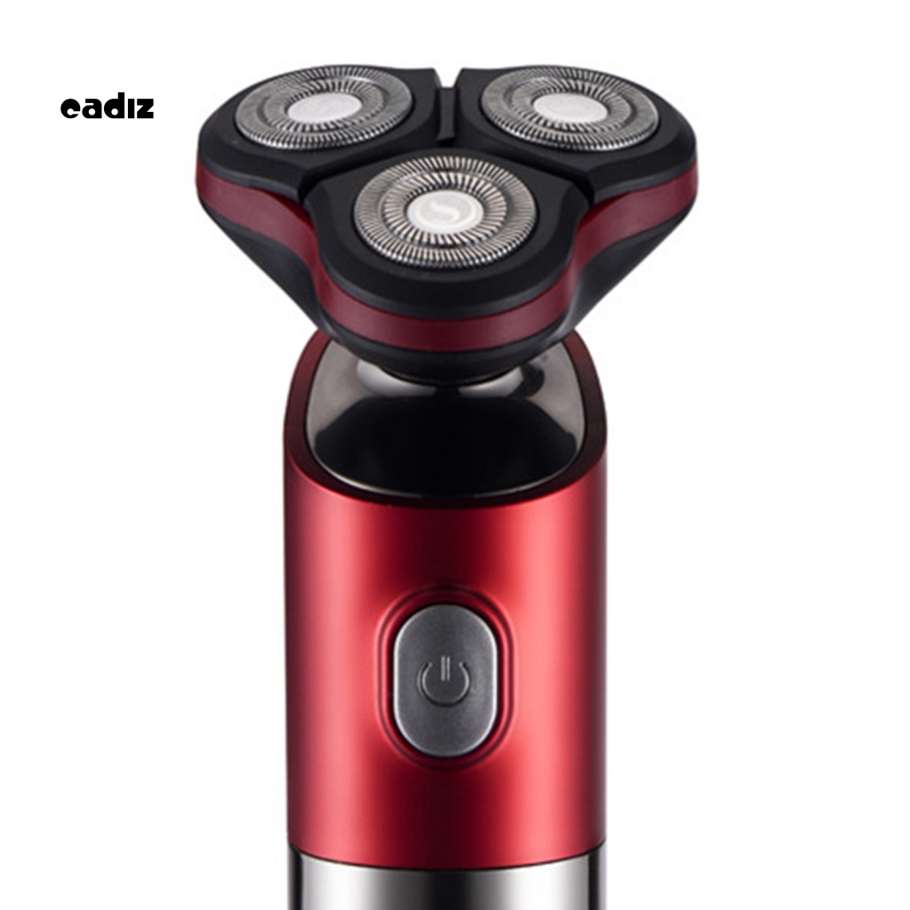 1 Bộ Tông Đơ Cạo Râu Khô / Ướt Dạng Xoay Tích Hợp Đèn LED Có Thể Sạc Lại Bằng Cổng USB