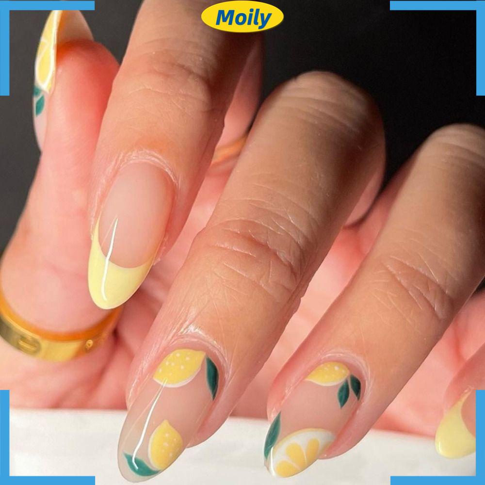 Bộ 24 Móng Tay Giả Hình Trái Tim Đỏ Xinh Xắn