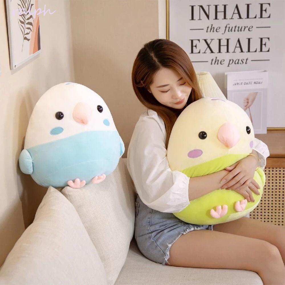 Đồ Chơi Nhồi Bông Mềm Mại Hình Chú Vẹt Dễ Thương Trang Trí Nhà Cửa