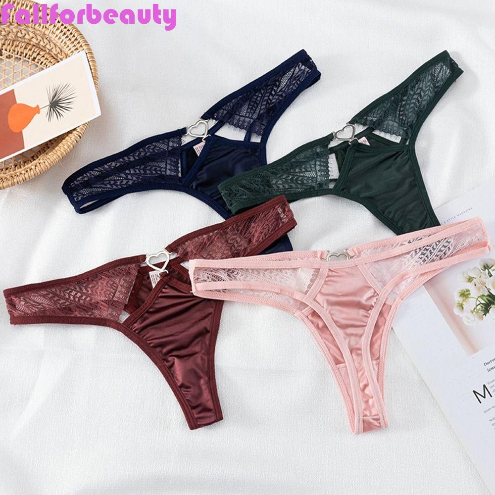Quần Lót Ren Thoáng Khí Màu Sắc Ngọt Ngào Quyến Rũ Cho Nữ