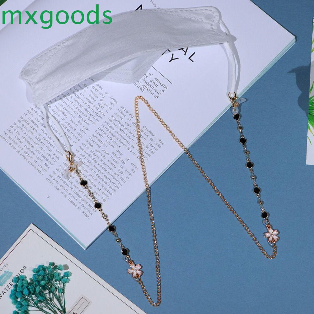 Dây Kẹp Mắt Kính Chống Thất Lạc Hình Hoa Thanh Lịch Cho NamKính Mát Phối Dây Xích Thời Trang Cá Tính Cho Nữ