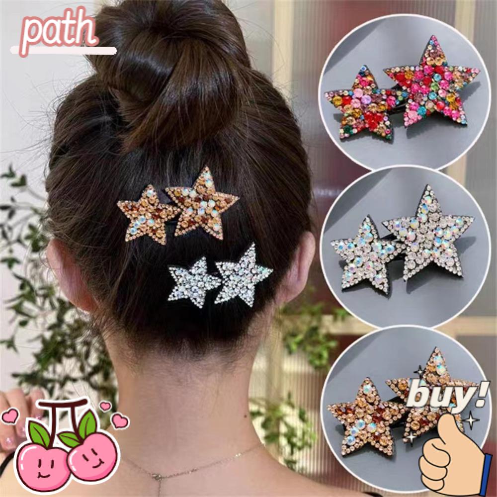 Bộ 5 Kẹp Tóc Hình Ngôi Sao Lấp Lánh Thời Trang Cho Nữ