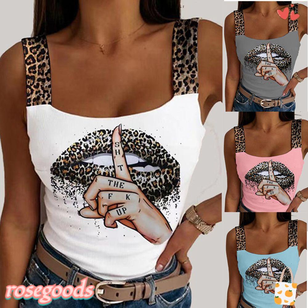 Áo Sát Nách Hoạ Tiết Hoa Hồng Thiết Kế Quyến Rũ