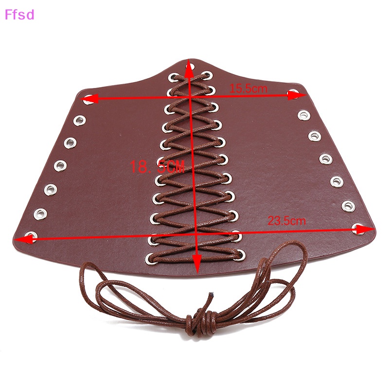 {Ffsd} Vòng Tay Giả Da Bản Rộng Buộc Dây Hóa Trang Thời Trung Cổ Steampunk Cho Nam Và Nữ * Bán Chạy