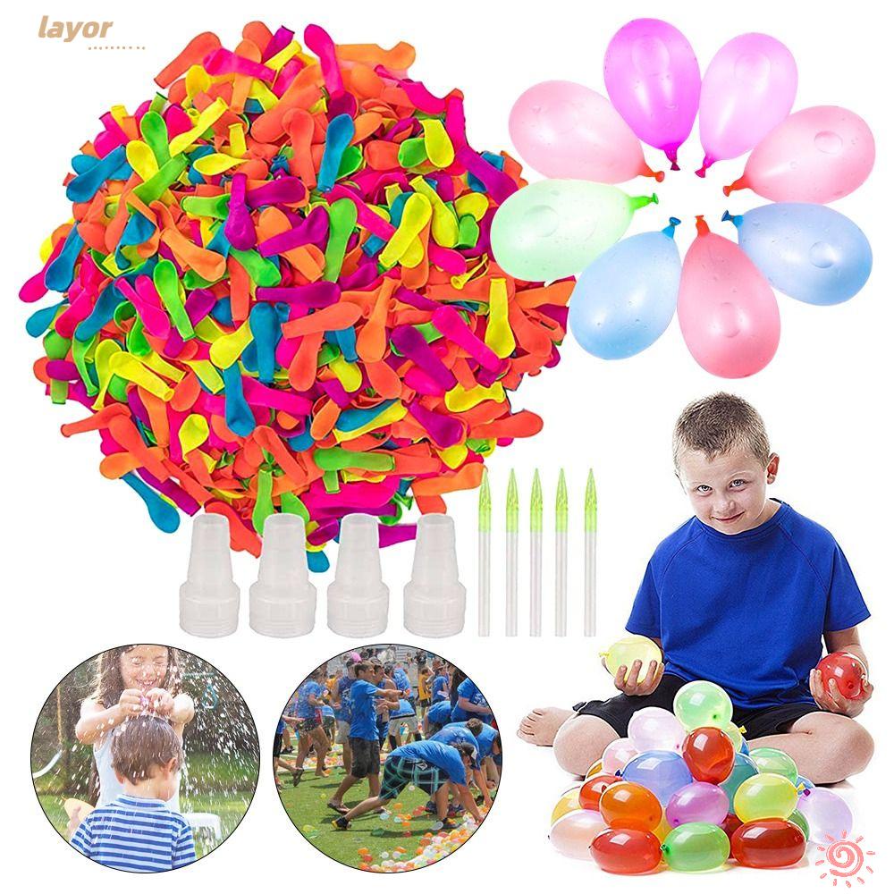Set 50 Bong Bóng Nước Màu Sắc Ngẫu Nhiên Dùng Trang Trí Tiệc Mùa Hè
