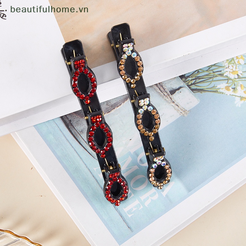 Kẹp Tóc Bện Tạo Kiểu Trang Trí Tóc Ngọt Ngào Dễ Thương Cho Nữ [beauty]