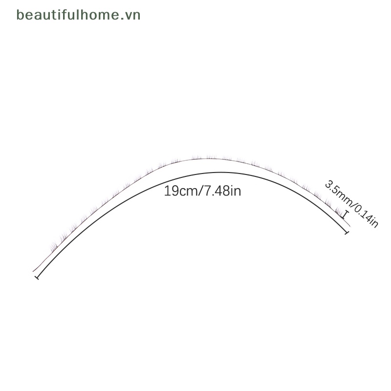 Lông Mi Giả 3.5mm Màu Đen / Nâu Dành Cho Búp Bê DIY