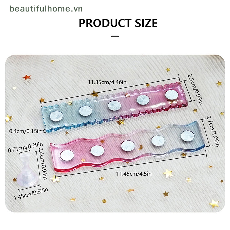 Giá Đỡ Trưng Bày Móng Tay Giả Từ Tính Bằng Acrylic Tiện Dụng