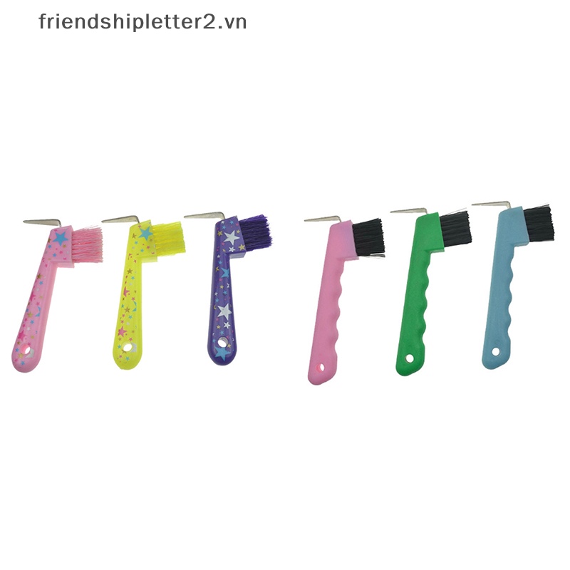 [Mới] Cọ Chải Lông Ngựa Dệt Bằng Shires Hoof Picker Equestrian Màu Sắc Ngẫu Nhiên