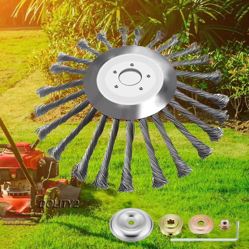 [Dolity2] Đầu Cắt Bằng Dây Thép Dạng Xoay Cho Máy Cắt Cỏ Bàn Chải Loggers Bụi