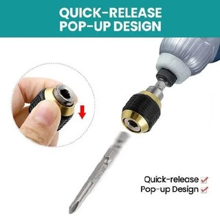 Quick-Release Hexagon Drill Bit Coupling Quick Connect Rod Drill Bit Extension