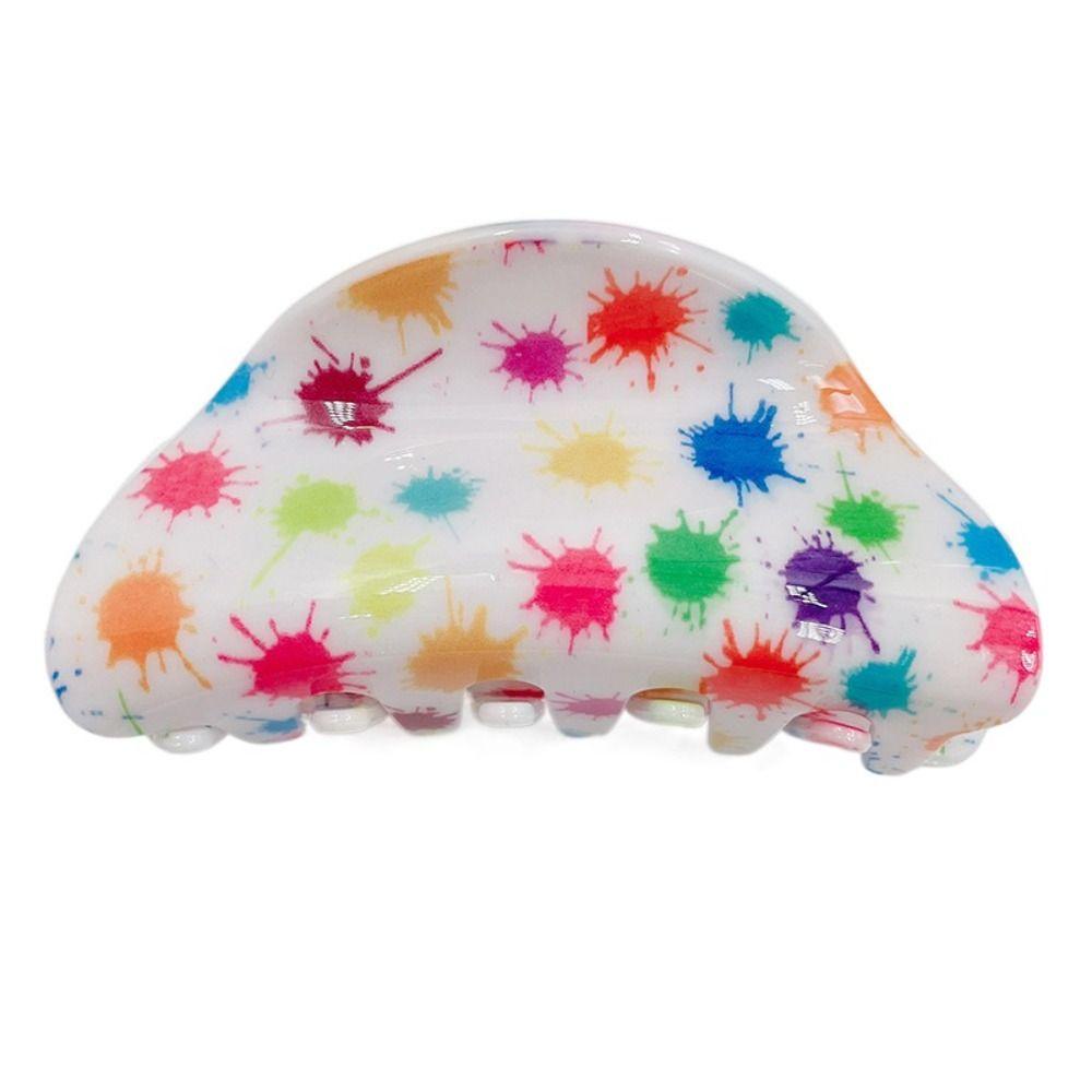 USNOW Kẹp Tóc Đuôi Ngựa Hình Hoa Cúc Axit Acetic Nhiều Màu Dễ Thương Sáng Tạo Phong Cách Hàn Quốc