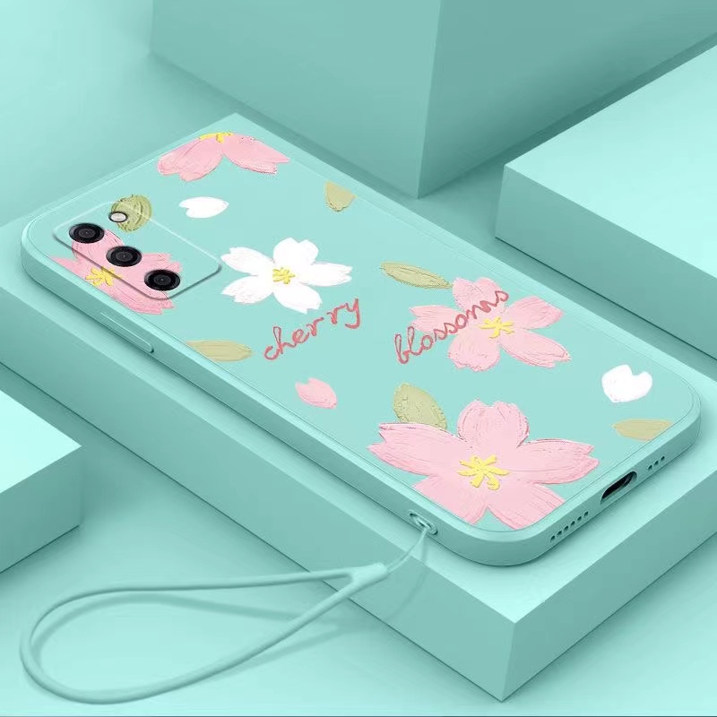 Ốp Điện Thoại TPU Dẻo Họa Tiết Hoa Xinh Xắn Cho Samsung note8 note9 note10 note10plus note20 note20Ultra note10lite