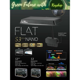 Đèn Led Neo Helios FLAT S3 Plus Nano DEYAO CF 02 FD 02 13W  Chuyên Dụng Cho Hồ Thủy Sinh Hồ Cá Nhỏ, Bể cá mini.