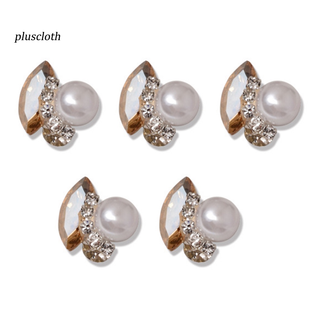 Bộ 5 Hạt Đá Lấp Lánh Trang Trí Móng Tay Nghệ Thuật